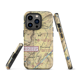 Treasure Gulch Airport (22ID) VFR Sectional  Tough iPhone Case
