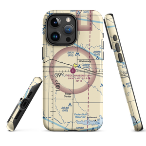 Trego Wakeeney Airport (0H1) VFR Sectional  Tough iPhone Case