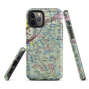 Treichler Farm Airport (5NK9) VFR Sectional  Tough iPhone Case