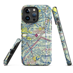 Trenton Robbinsville Airport (N87) VFR Sectional  Tough iPhone Case