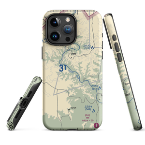 Tres Ninos Ranch Airport (XS36) VFR Sectional  Tough iPhone Case