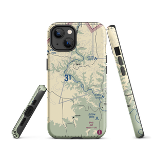 Tres Ninos Ranch Airport (XS36) VFR Sectional  Tough iPhone Case