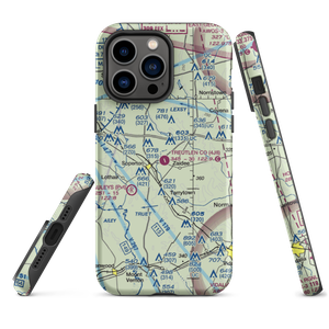 Treutlen County Airport (4J8) VFR Sectional  Tough iPhone Case