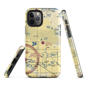 Tri Rotor Airport (3KS9) VFR Sectional  Tough iPhone Case