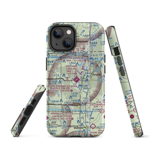 Tri State Steuben County Airport (ANQ) VFR Sectional  Tough iPhone Case