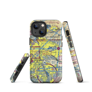 Tri-City Airport (SBT) VFR Sectional  Tough iPhone Case