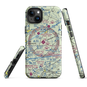 Triangle North Executive Airport (LHZ) VFR Sectional  Tough iPhone Case