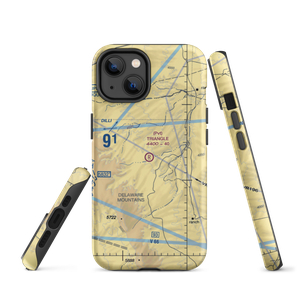 Triangle Ranch Private Airport (2TA3) VFR Sectional  Tough iPhone Case