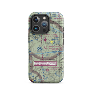 Trigger Gap Airport (17A) VFR Sectional  Tough iPhone Case