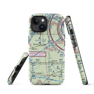Triple Creek Airport (1IS2) VFR Sectional  Tough iPhone Case