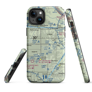 Triple J Airport (4IA9) VFR Sectional  Tough iPhone Case