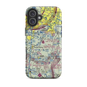 Triple W Airport (5W5) VFR Sectional  Tough iPhone Case