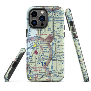 Trowbridge Farms Airport (8MI0) VFR Sectional  Tough iPhone Case