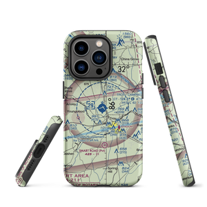 Troy Municipal Airport at N Kenneth Campbell Field (TOI) VFR Sectional  Tough iPhone Case