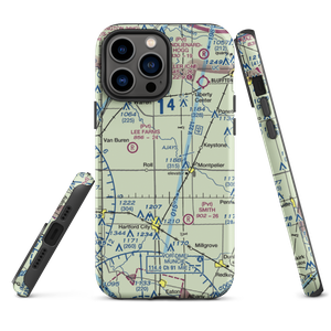 Tucker Farms Airport (74IN) VFR Sectional  Tough iPhone Case