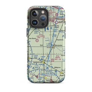 Tucker Farms Airport (74IN) VFR Sectional  Tough iPhone Case