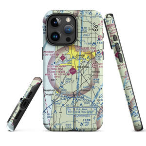 Tulip City Airport (BIV) VFR Sectional  Tough iPhone Case