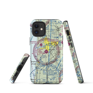 Tulip City Airport (BIV) VFR Sectional  Tough iPhone Case