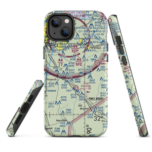 Tullos Field (MS58) VFR Sectional  Tough iPhone Case