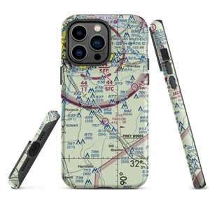 Tullos Field (MS58) VFR Sectional  Tough iPhone Case