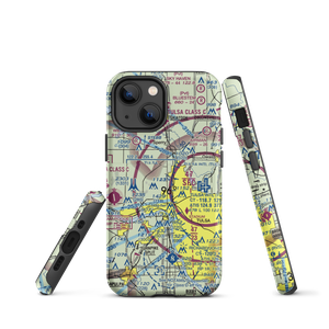 Tulsa Downtown Airpark (TNR) VFR Sectional  Tough iPhone Case