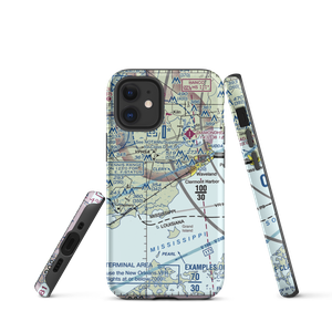 Turkey Bayou Airpark (5MS2) VFR Sectional  Tough iPhone Case