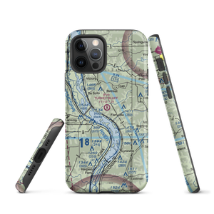 Turkey Bluff Airport (7WI0) VFR Sectional  Tough iPhone Case