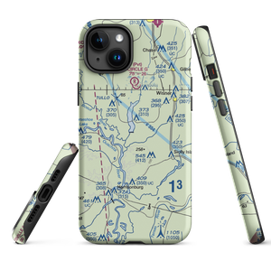 Turkey Creek Lake Airport (9LA1) VFR Sectional  Tough iPhone Case