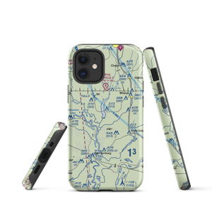 Turkey Creek Lake Airport (9LA1) VFR Sectional  Tough iPhone Case