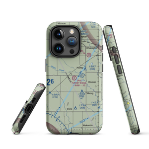 Turkey Ridge Airport (1SD3) VFR Sectional  Tough iPhone Case