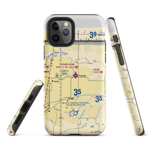 Turner Airport (9U0) VFR Sectional  Tough iPhone Case