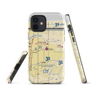 Turner Airport (9U0) VFR Sectional  Tough iPhone Case