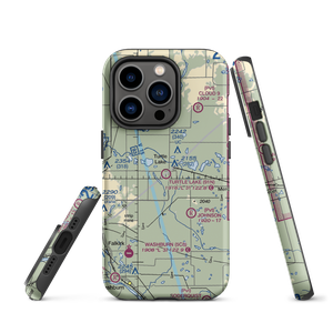 Turtle Lake Municipal Airport (91N) VFR Sectional  Tough iPhone Case