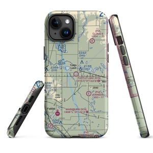 Turtle Lake Municipal Airport (91N) VFR Sectional  Tough iPhone Case