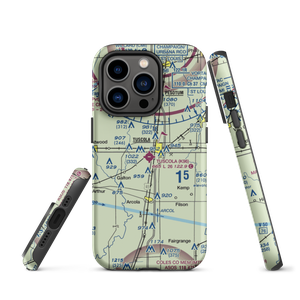 Tuscola Airport (K96) VFR Sectional  Tough iPhone Case