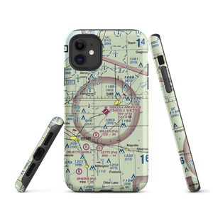 Tuscola Area Airport (CFS) VFR Sectional  Tough iPhone Case