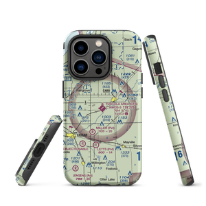 Tuscola Area Airport (CFS) VFR Sectional  Tough iPhone Case