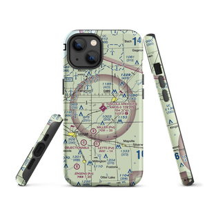 Tuscola Area Airport (CFS) VFR Sectional  Tough iPhone Case