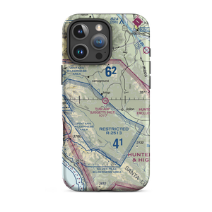 Tusi AHP (Hunter Liggett) Heliport (HGT) VFR Sectional  Tough iPhone Case