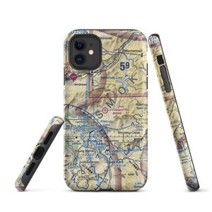 Tusquittee Landing Airport (NC08) VFR Sectional  Tough iPhone Case