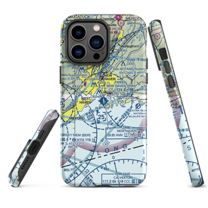 Tweed New Haven Airport (HVN) VFR Sectional  Tough iPhone Case