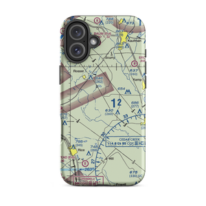 Twin Acres Airport (9TE0) VFR Sectional  Tough iPhone Case