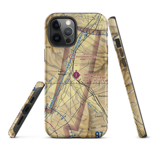 Twin Bridges Airport (7S1) VFR Sectional  Tough iPhone Case