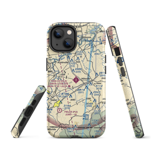 Twin County Airport (HLX) VFR Sectional  Tough iPhone Case