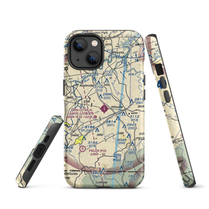 Twin County Airport (HLX) VFR Sectional  Tough iPhone Case