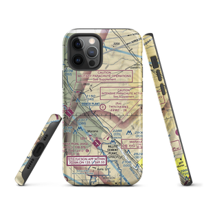 Twin Hawks Airpark (AZ63) VFR Sectional  Tough iPhone Case