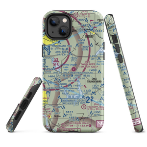 Twin Lakes Airport (2OK2) VFR Sectional  Tough iPhone Case