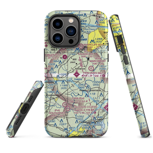 Twin Lakes Airport (8A7) VFR Sectional  Tough iPhone Case