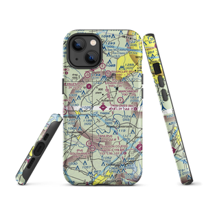 Twin Lakes Airport (8A7) VFR Sectional  Tough iPhone Case