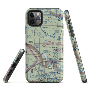 Twin Lakes Ranch Airport (81OK) VFR Sectional  Tough iPhone Case